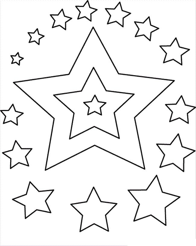 Tổng hợp các bức tranh tô màu ngôi sao đẹp cho bé - [Kích thước hình ảnh: 650x815 px]