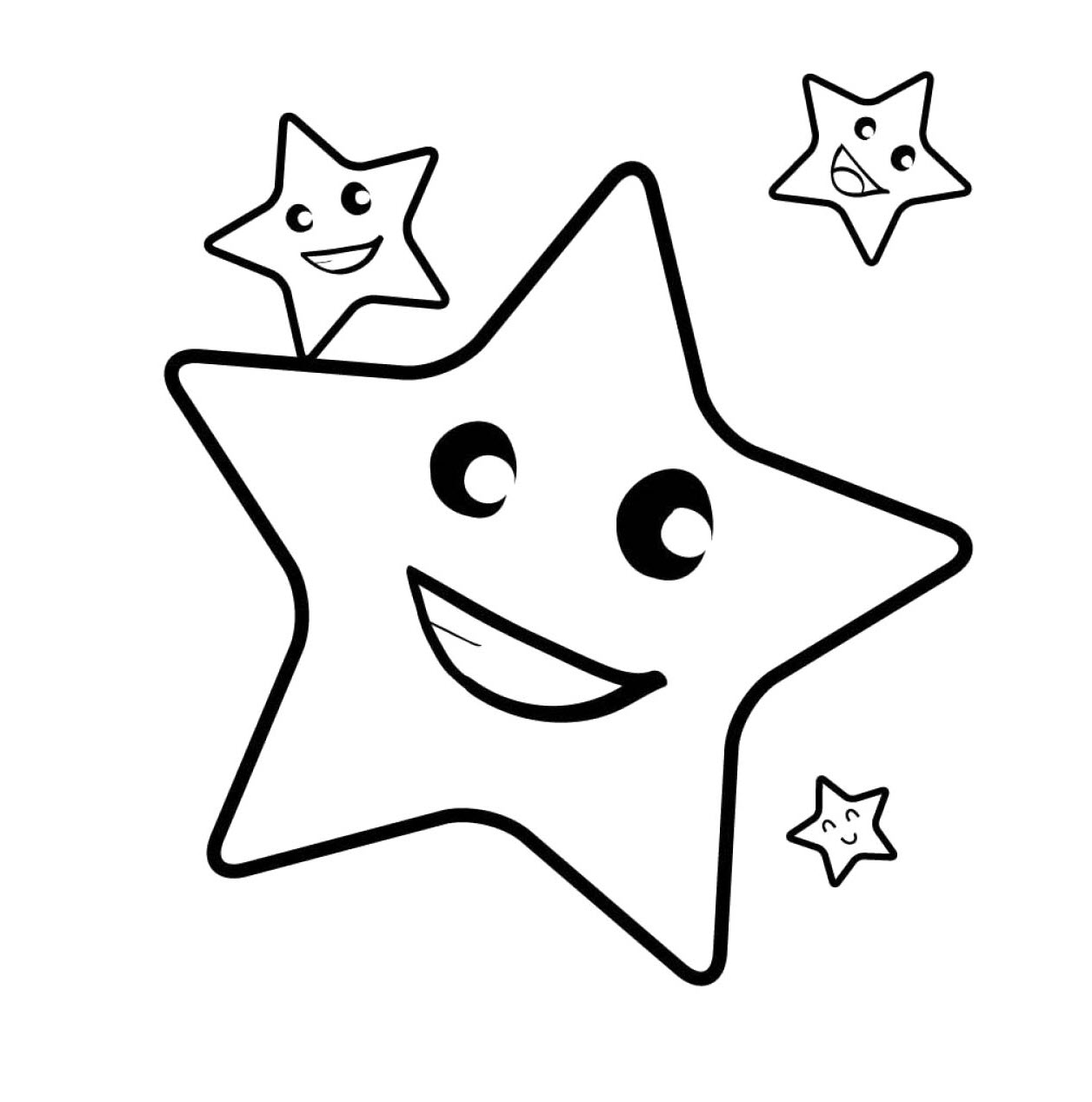 Tổng hợp các bức tranh tô màu ngôi sao đẹp cho bé - [Kích thước hình ảnh: 1256x1268 px]