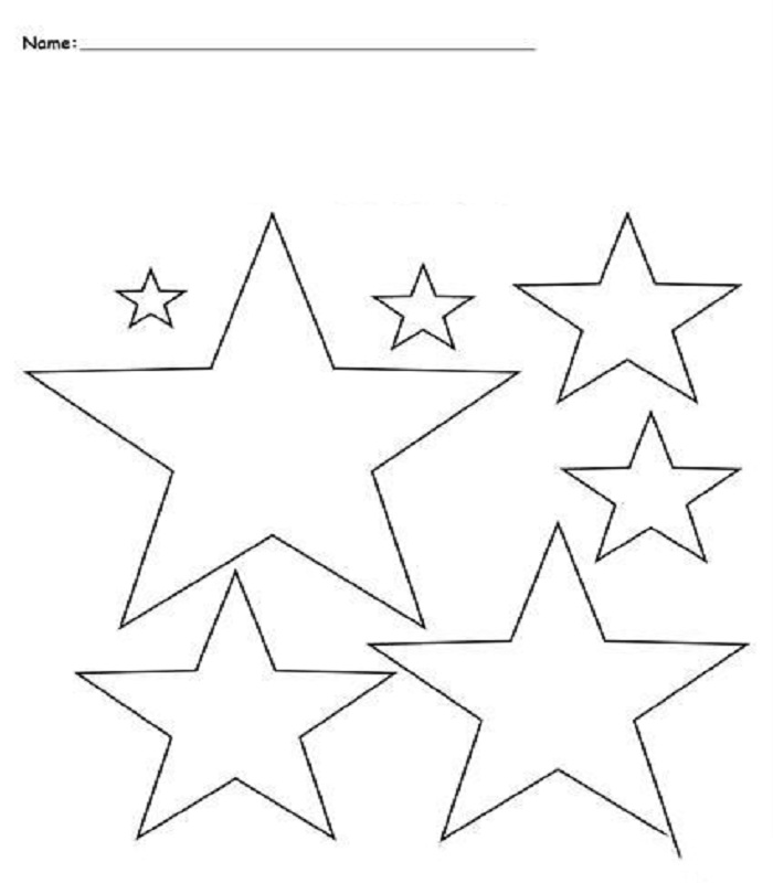 Tổng hợp các bức tranh tô màu ngôi sao đẹp cho bé - [Kích thước hình ảnh: 700x800 px]
