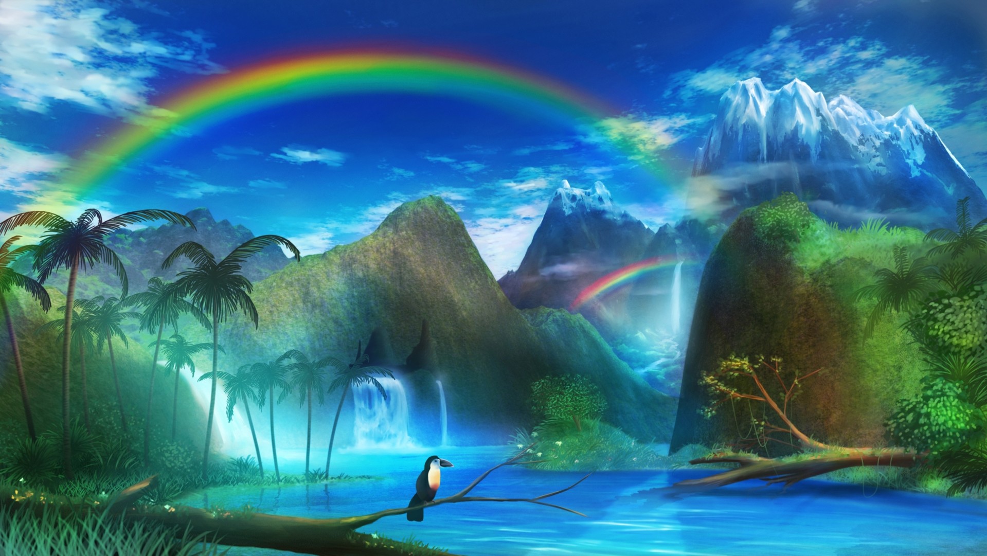 Top 50 Hình nền cầu vồng Rainbow đẹp nhất thế giới - [Kích thước hình ảnh: 1919x1081 px]
