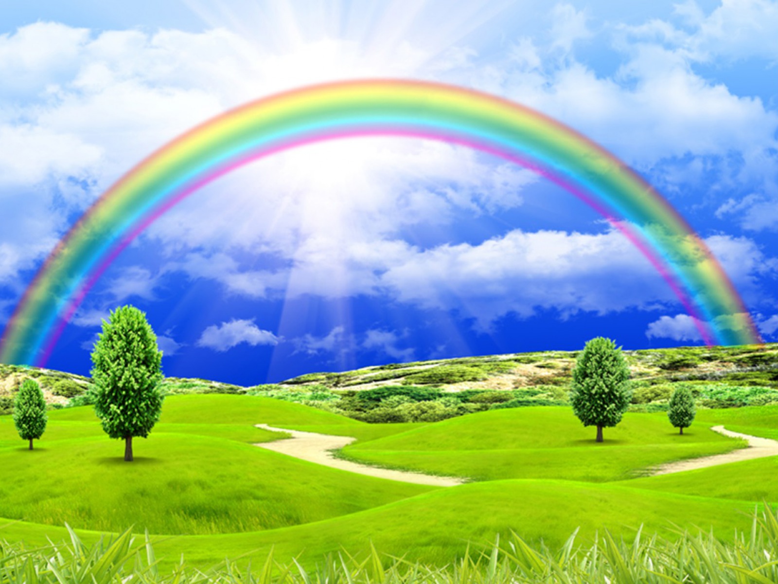 Top 50 Hình nền cầu vồng Rainbow đẹp nhất thế giới - [Kích thước hình ảnh: 1600x1200 px]