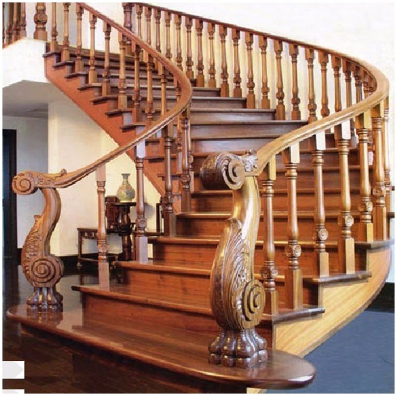 Tổng hợp các mẫu cầu thang gỗ đẹp nhất dành cho ngôi nhà của bạn - [Kích thước hình ảnh: 810x808 px]