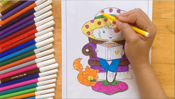 Hướng dẫn trẻ học vẽ tranh tô màu theo cách đơn giản nhất - [Kích thước hình ảnh: 601x340 px]
