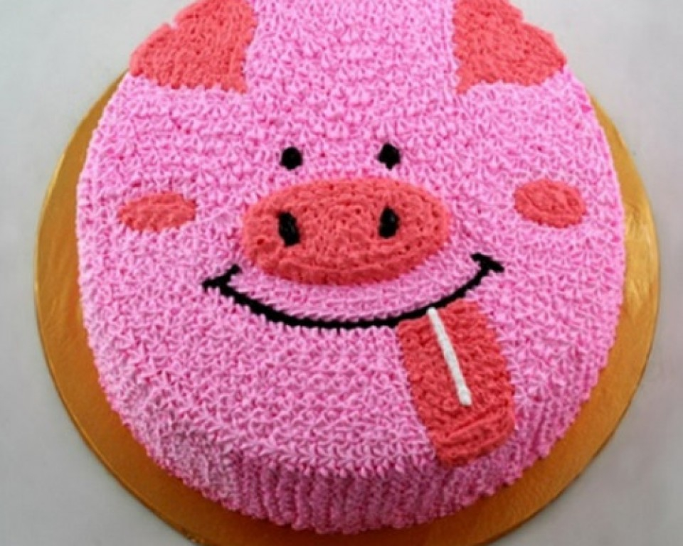 Tổng hợp hình ảnh bánh sinh nhật hình con heo dễ thương, độc lạ - [Kích thước hình ảnh: 960x768 px]