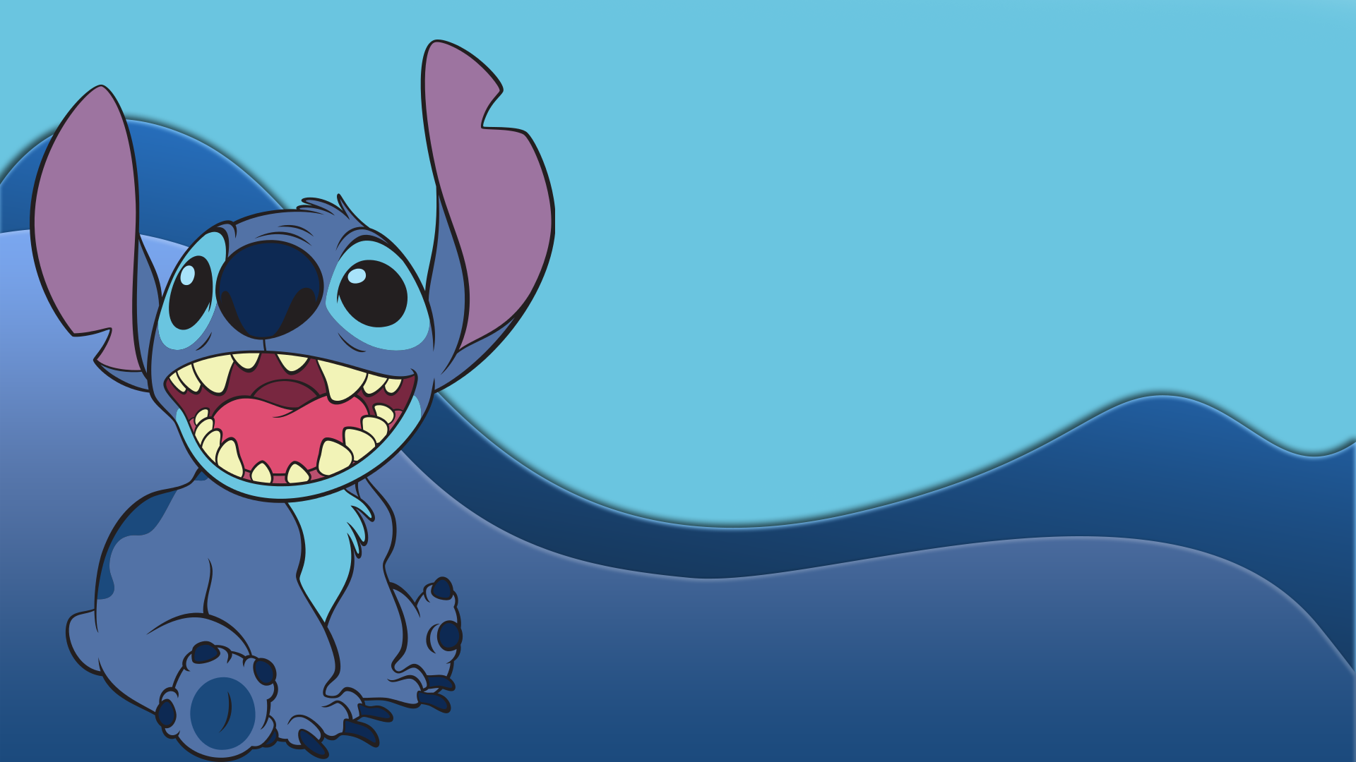 Gửi bạn bộ hình nền nhân vật Stitch siêu dễ thương - [Kích thước hình ảnh: 1920x1080 px]