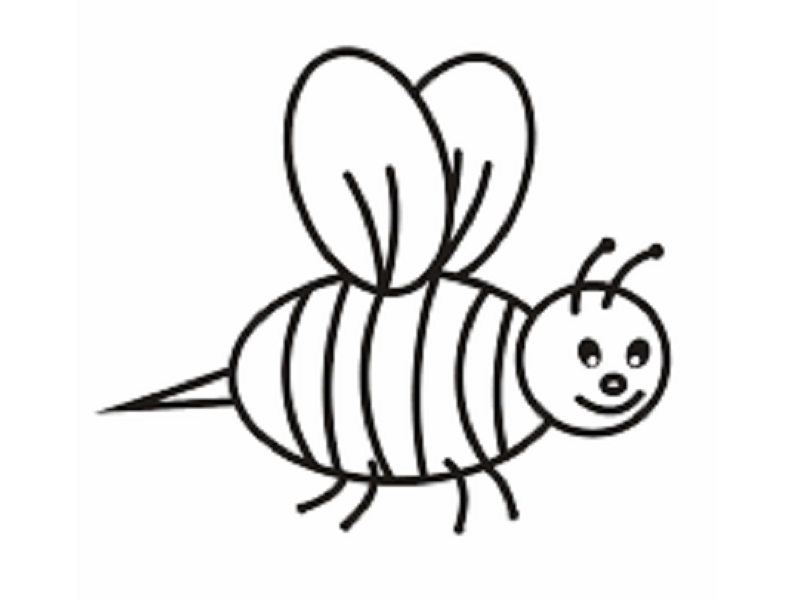 Tuyển tập tranh tô màu con ong cực đẹp cho bé - [Kích thước hình ảnh: 800x600 px]