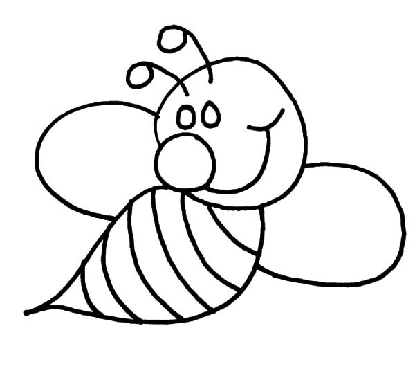 Tuyển tập tranh tô màu con ong cực đẹp cho bé - [Kích thước hình ảnh: 600x549 px]