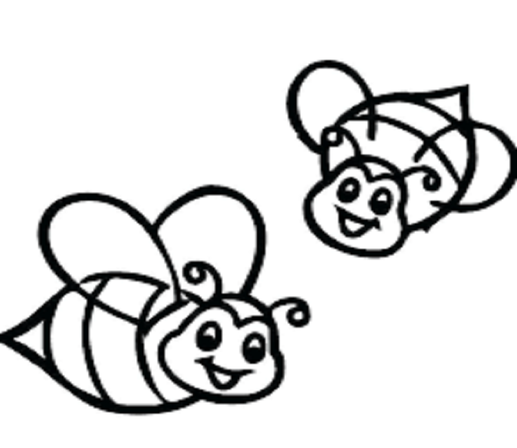 Tuyển tập tranh tô màu con ong cực đẹp cho bé - [Kích thước hình ảnh: 750x650 px]