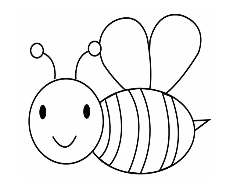 Tuyển tập tranh tô màu con ong cực đẹp cho bé - [Kích thước hình ảnh: 800x600 px]
