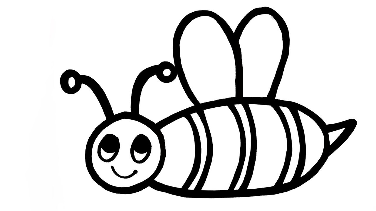 Tuyển tập tranh tô màu con ong cực đẹp cho bé - [Kích thước hình ảnh: 1280x720 px]