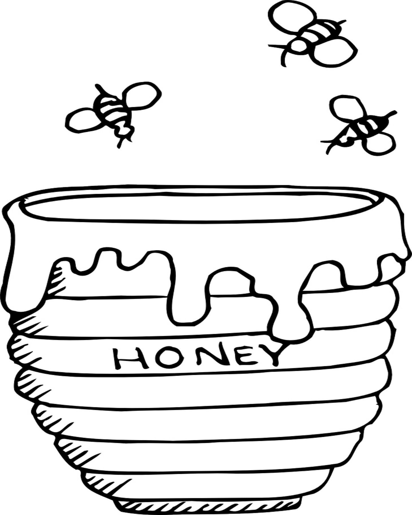 Tuyển tập tranh tô màu con ong cực đẹp cho bé - [Kích thước hình ảnh: 1440x1800 px]