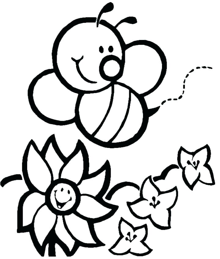 Tuyển tập tranh tô màu con ong cực đẹp cho bé - [Kích thước hình ảnh: 720x849 px]
