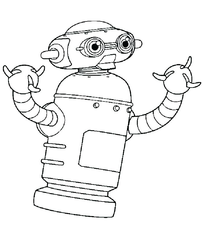 Tuyển tập tranh tô màu Robot cho bé trai tập tô - [Kích thước hình ảnh: 700x800 px]