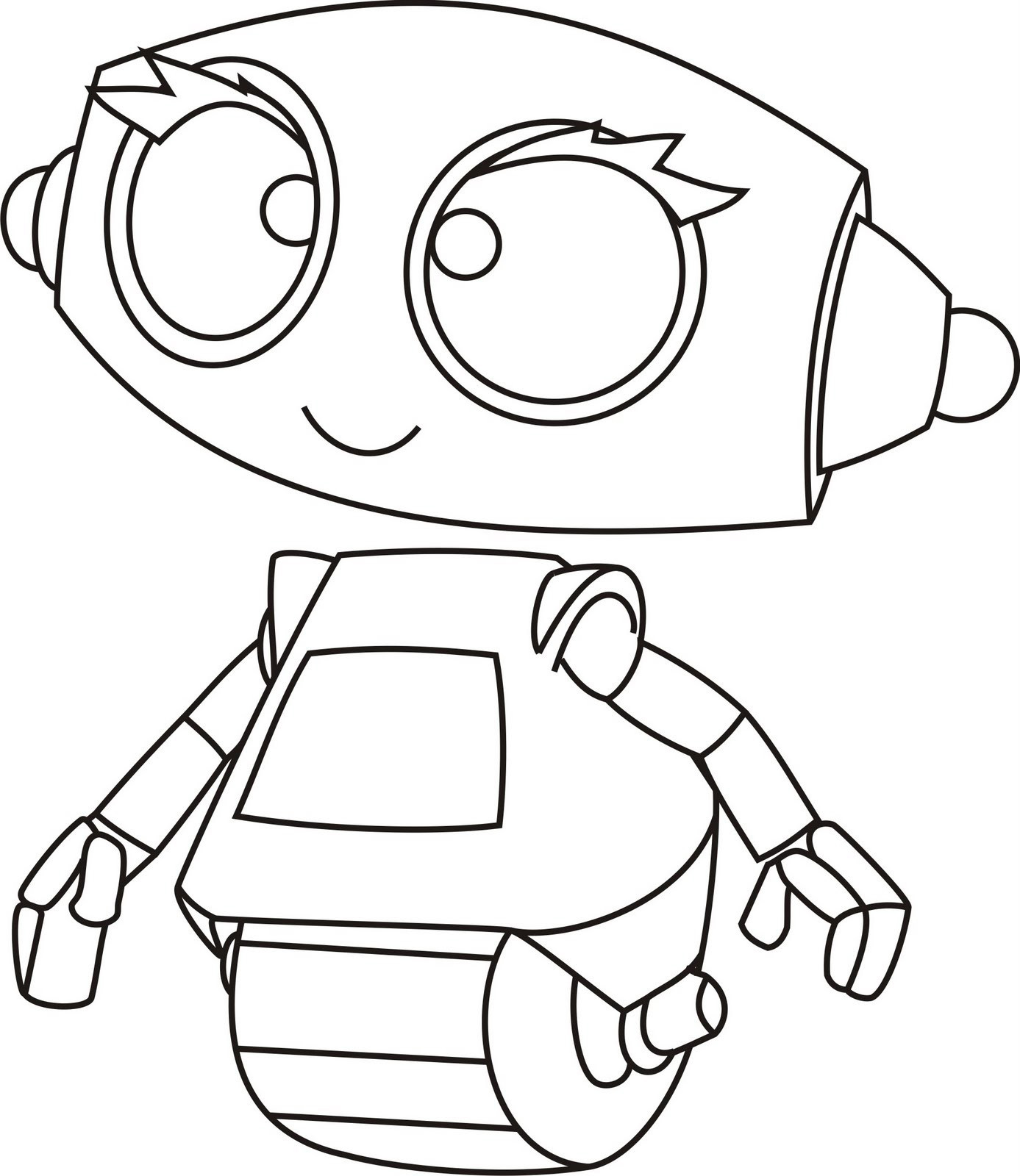 Tuyển tập tranh tô màu Robot cho bé trai tập tô - [Kích thước hình ảnh: 1387x1600 px]