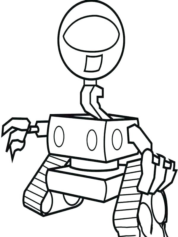 Tuyển tập tranh tô màu Robot cho bé trai tập tô - [Kích thước hình ảnh: 600x800 px]