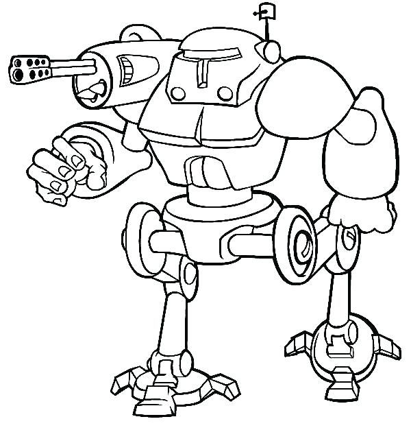Tuyển tập tranh tô màu Robot cho bé trai tập tô - [Kích thước hình ảnh: 600x627 px]