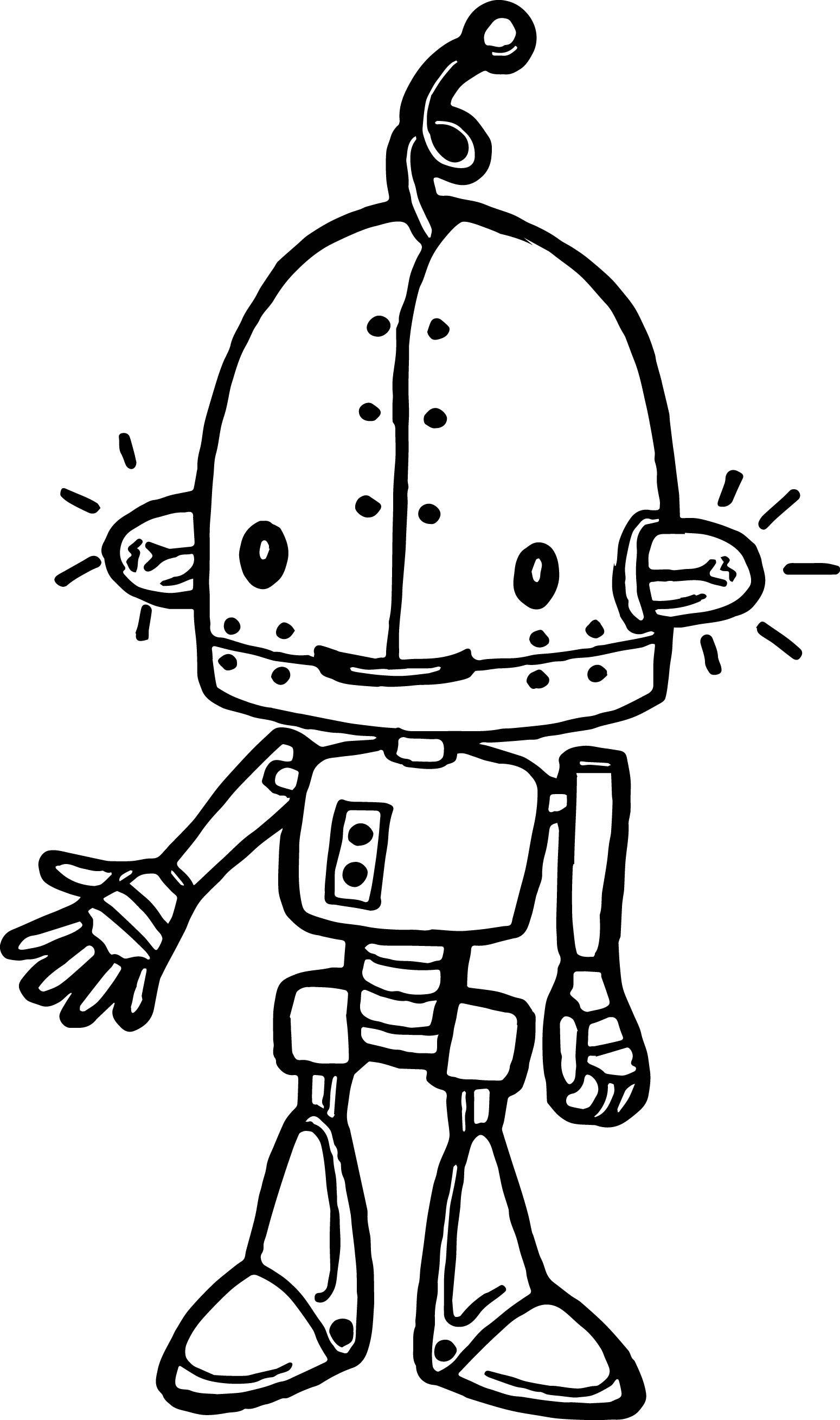 Tuyển tập tranh tô màu Robot cho bé trai tập tô - [Kích thước hình ảnh: 1549x2618 px]