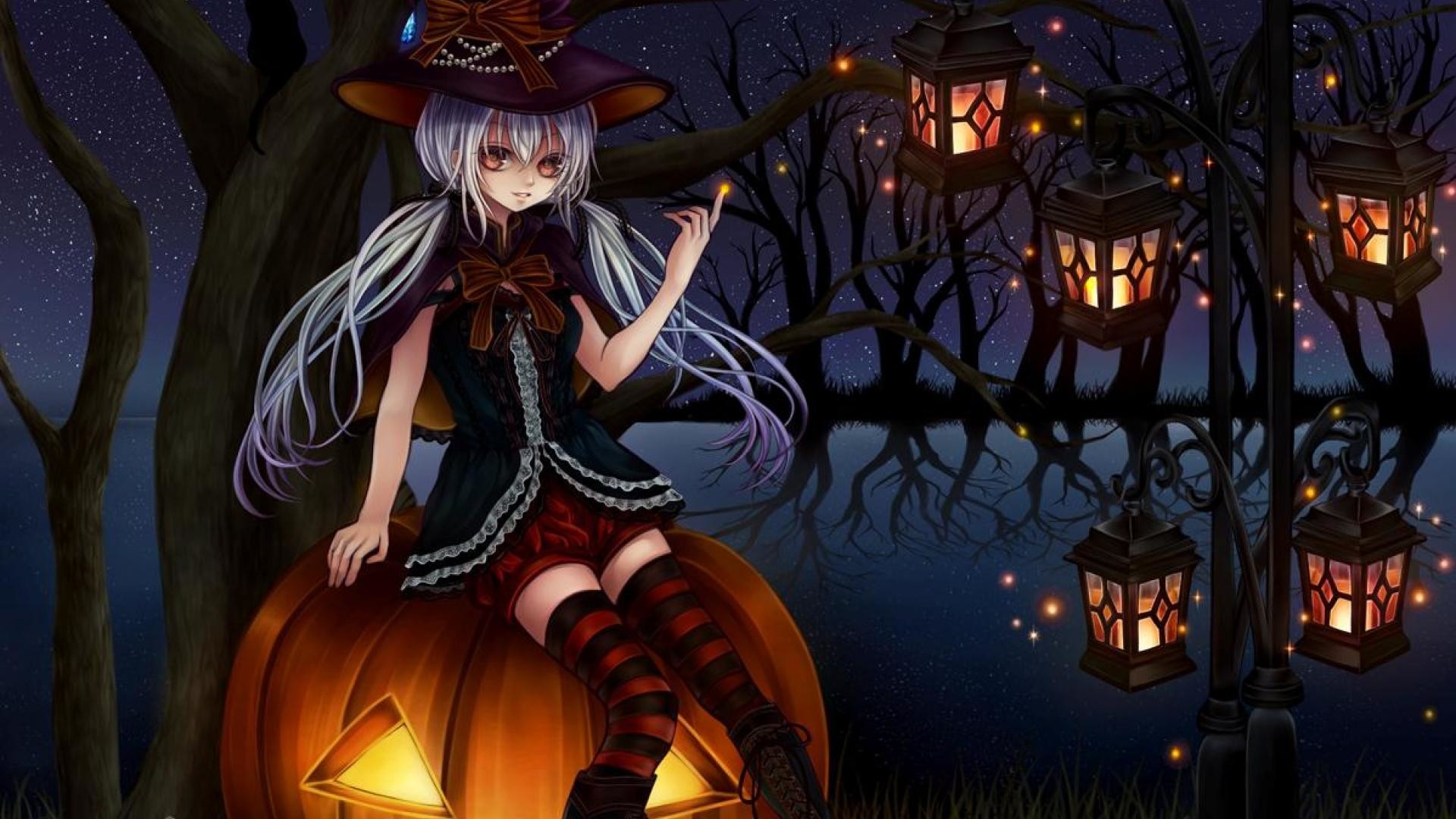 Tổng hợp hình ảnh Anime Halloween đẹp nhất - [Kích thước hình ảnh: 1920x1080 px]