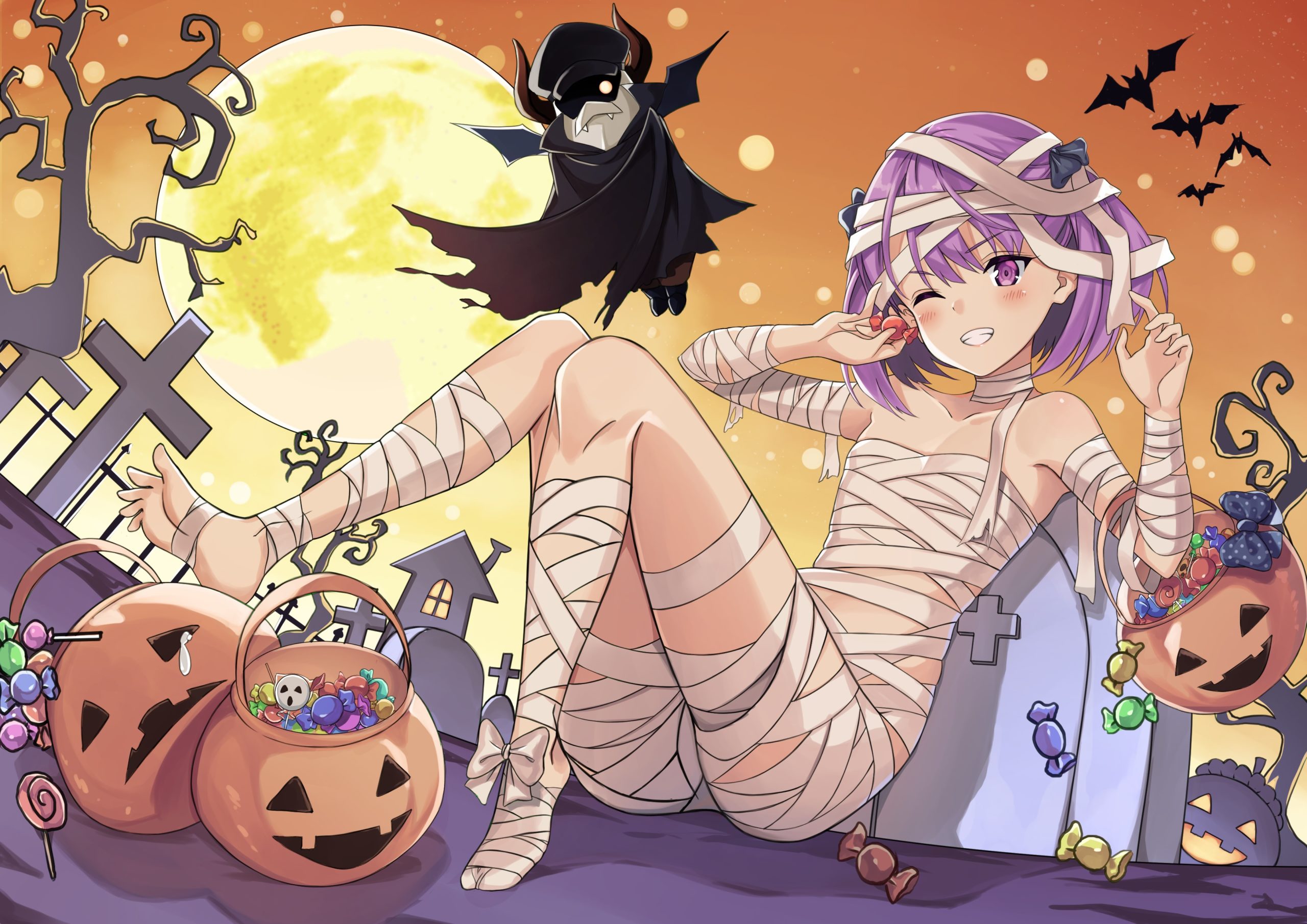 Tổng hợp hình ảnh Anime Halloween đẹp nhất - [Kích thước hình ảnh: 2560x1810 px]