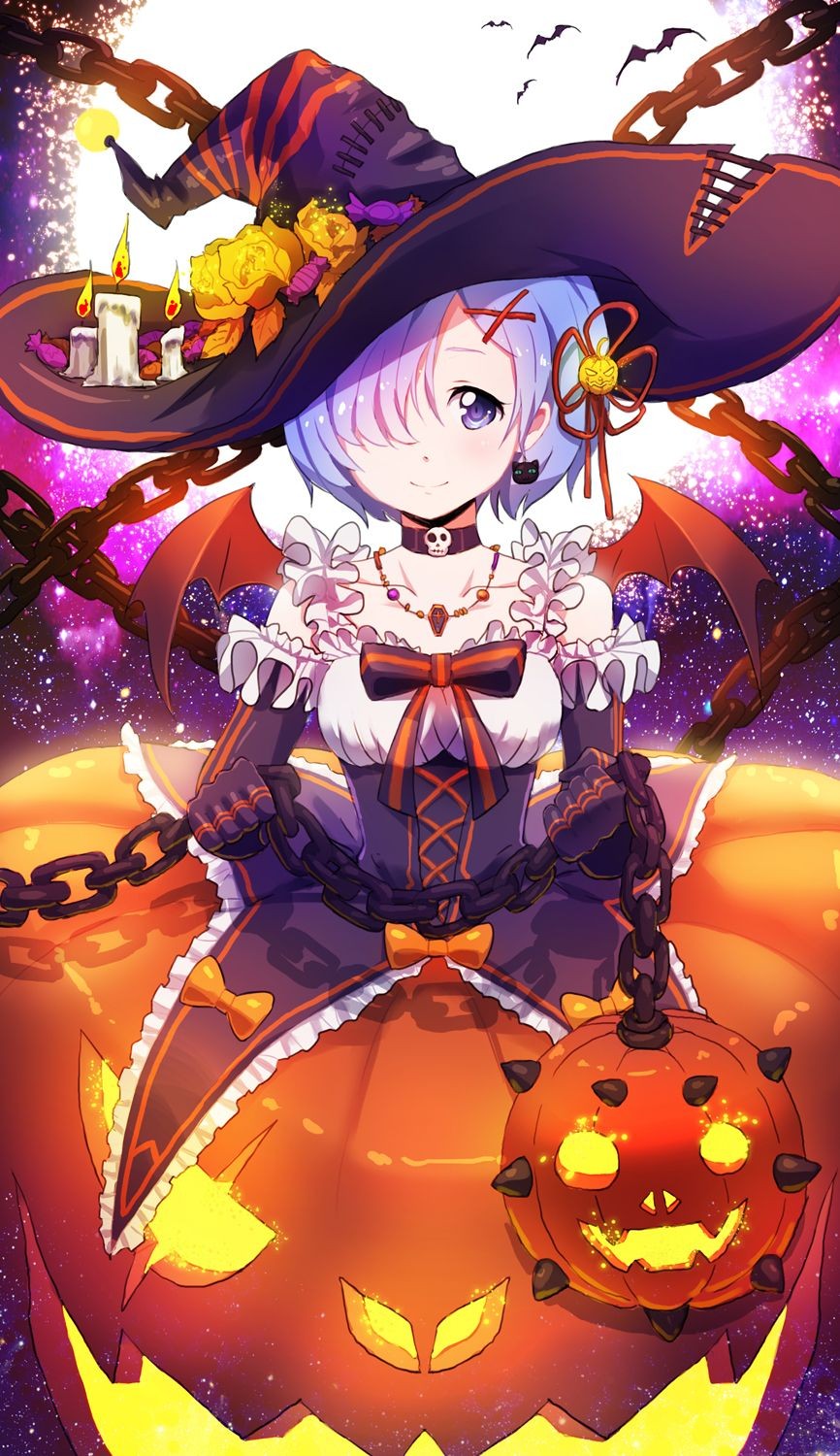 Tổng hợp hình ảnh Anime Halloween đẹp nhất - [Kích thước hình ảnh: 866x1500 px]