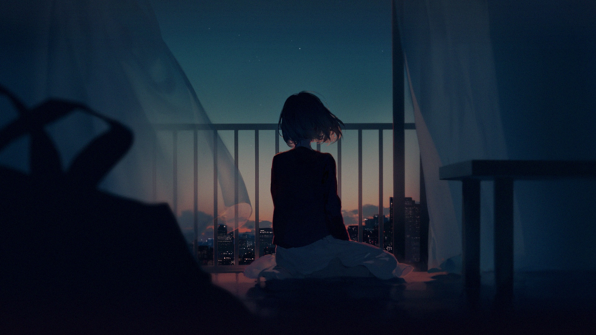 Những hình ảnh đêm buồn cô đơn và đầy tâm trạng đẹp nhất - [Kích thước hình ảnh: 1920x1080 px]