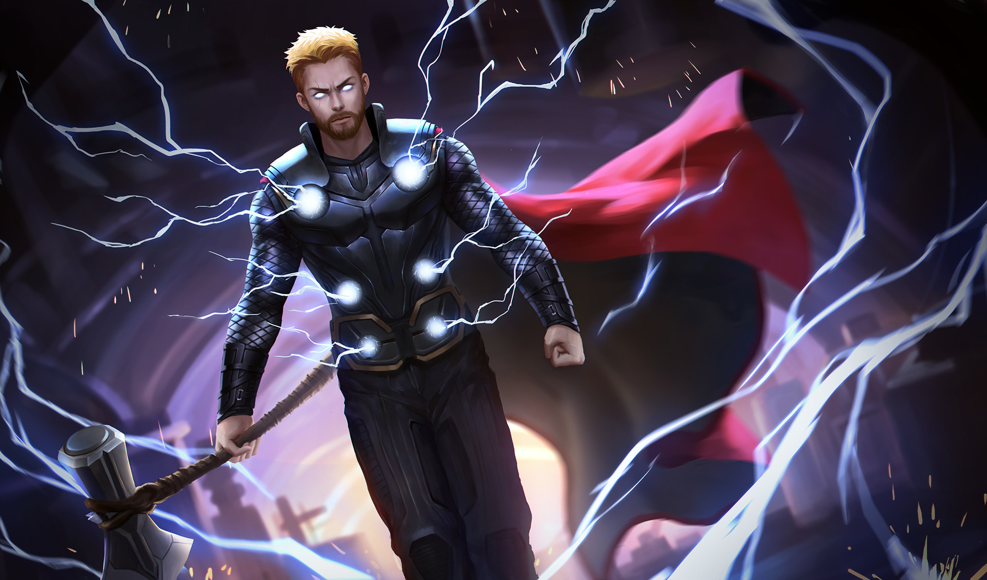Hình nền Thần Sấm Thor của vũ trụ Marvel ngầu bá cháy - [Kích thước hình ảnh: 1920x1129 px]
