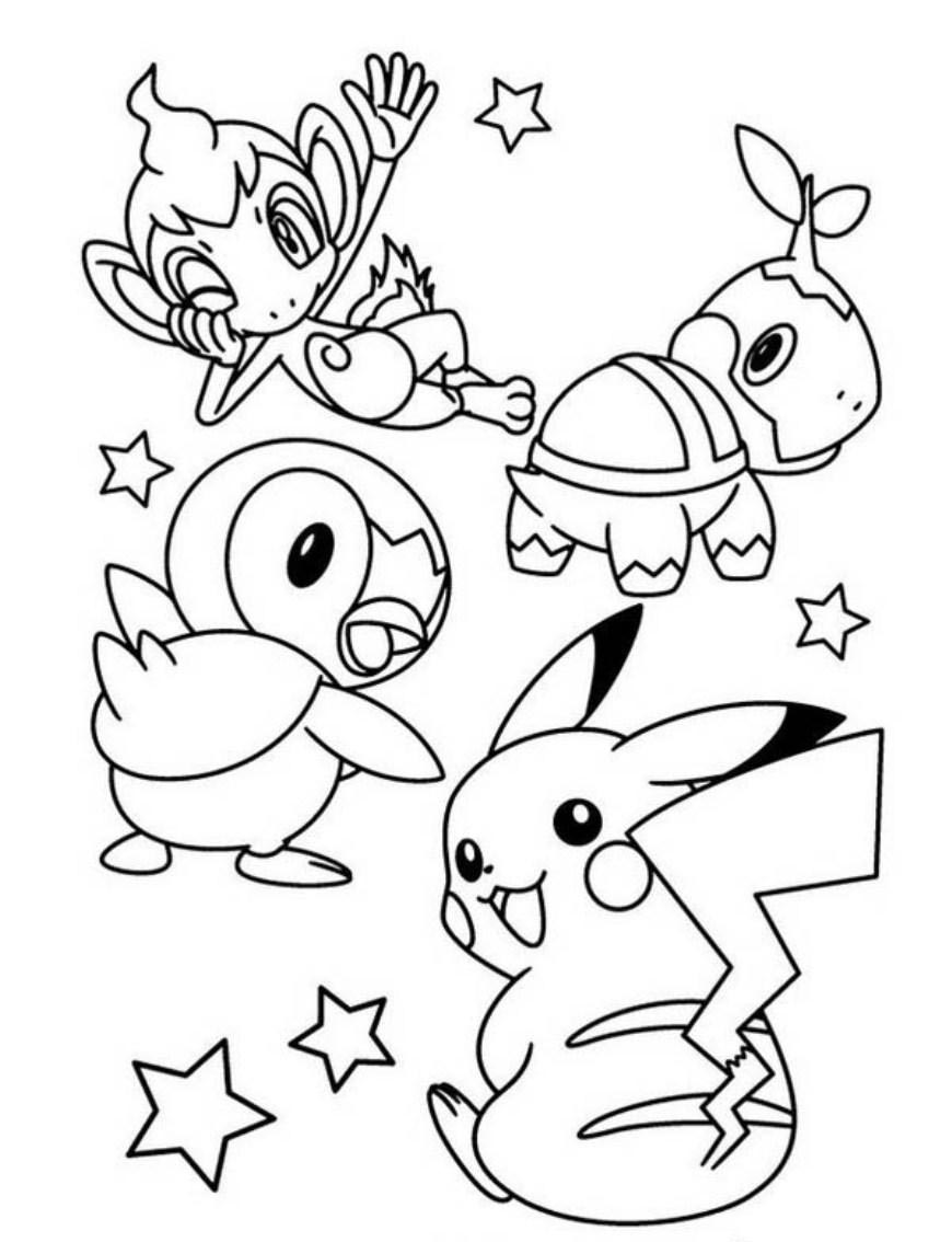 Tuyển tập các mẫu tranh tô màu Pokemon sinh động - [Kích thước hình ảnh: 870x1134 px]