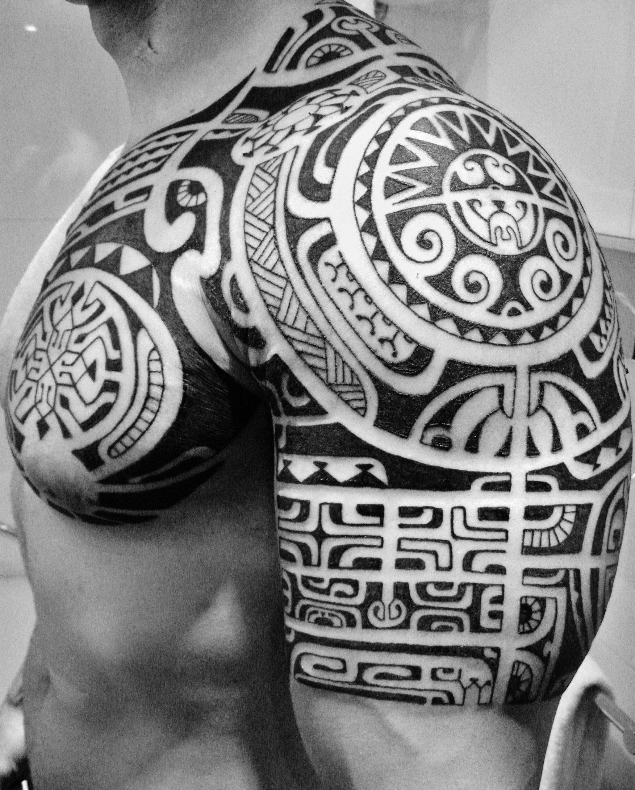 Tổng hợp các mẫu hình xăm Maori cực kì bí ẩn - [Kích thước hình ảnh: 2057x2560 px]