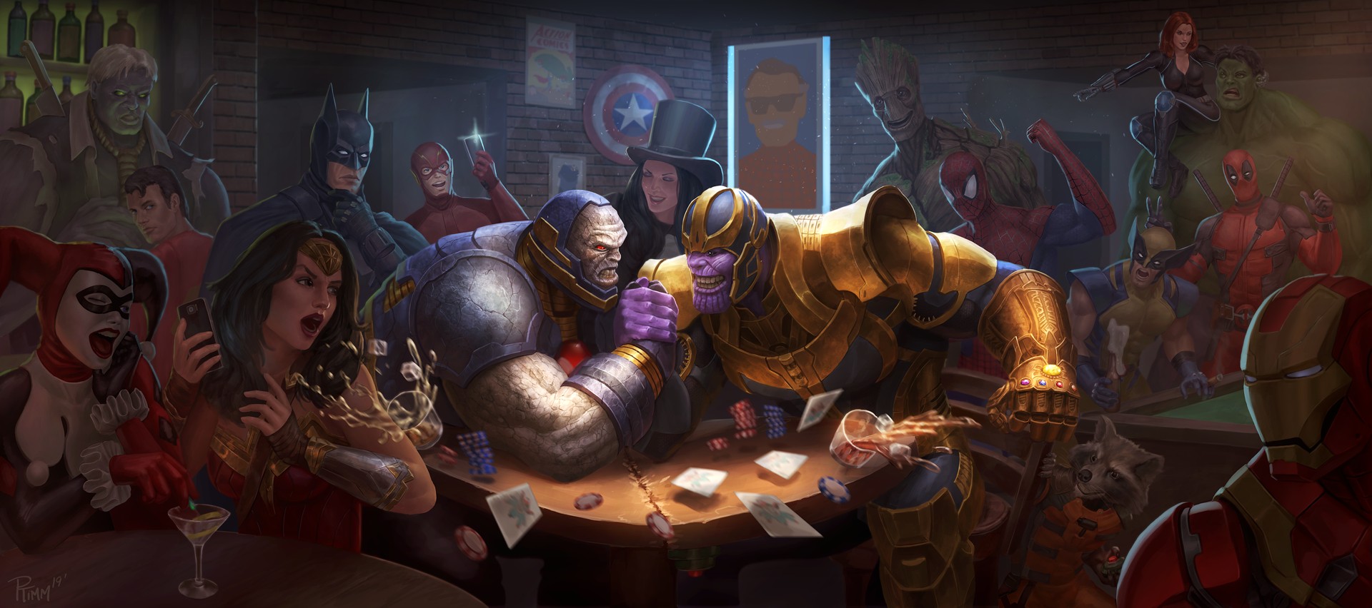 Bộ hình nền kẻ ác nhân Thanos mạnh nhất vũ trụ Marvel - [Kích thước hình ảnh: 1920x852 px]