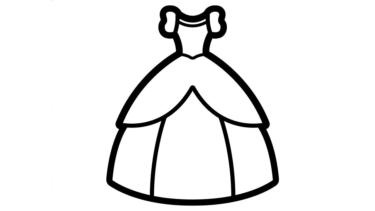 Tổng hợp các bức tranh tô màu váy công chúa đẹp nhất cho bé gái - [Kích thước hình ảnh: 1280x720 px]
