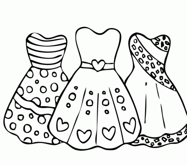 Tổng hợp các bức tranh tô màu váy công chúa đẹp nhất cho bé gái - [Kích thước hình ảnh: 650x575 px]