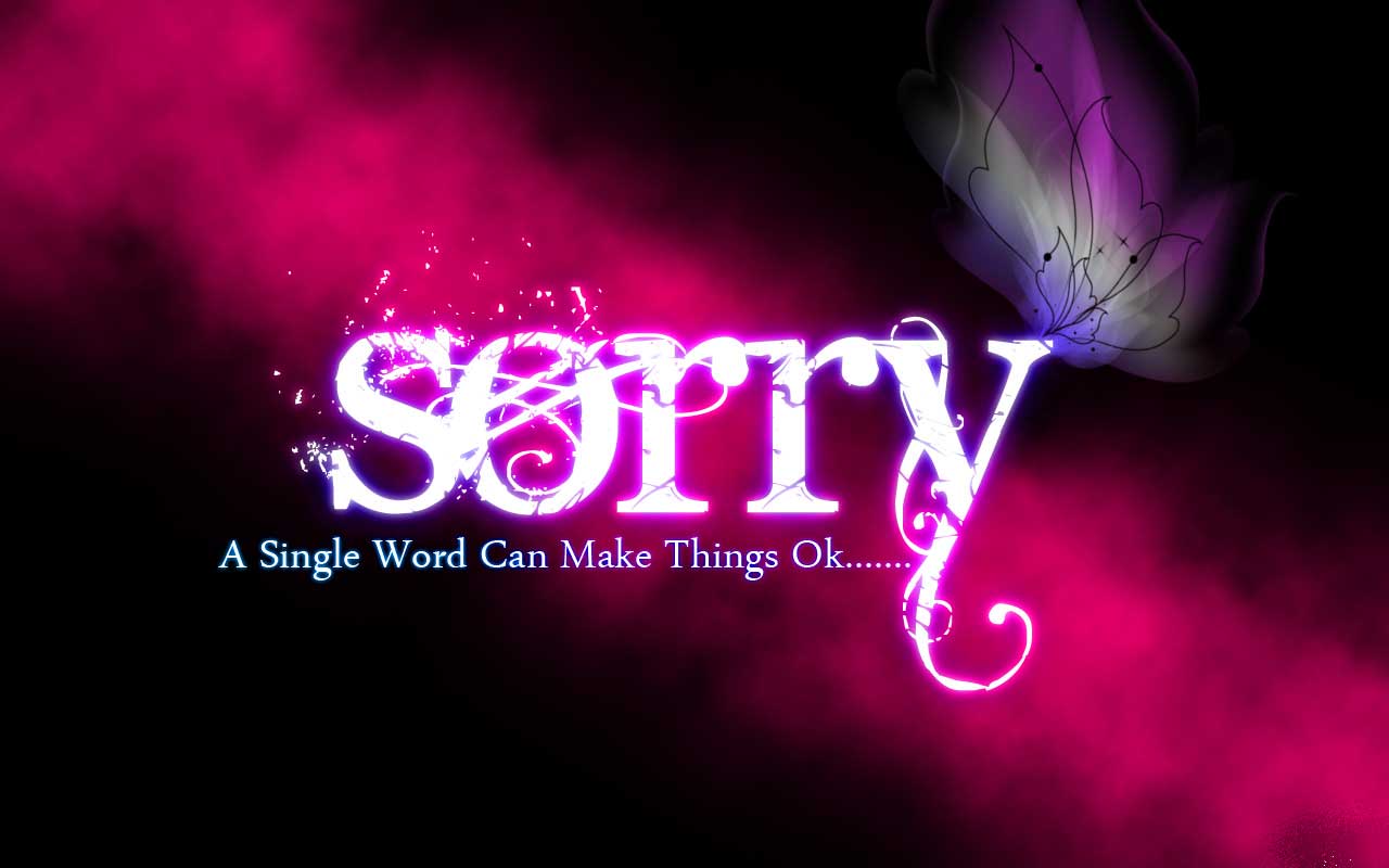 Top hình nền xin lỗi Sorry đẹp nhất thế giới - [Kích thước hình ảnh: 1280x800 px]