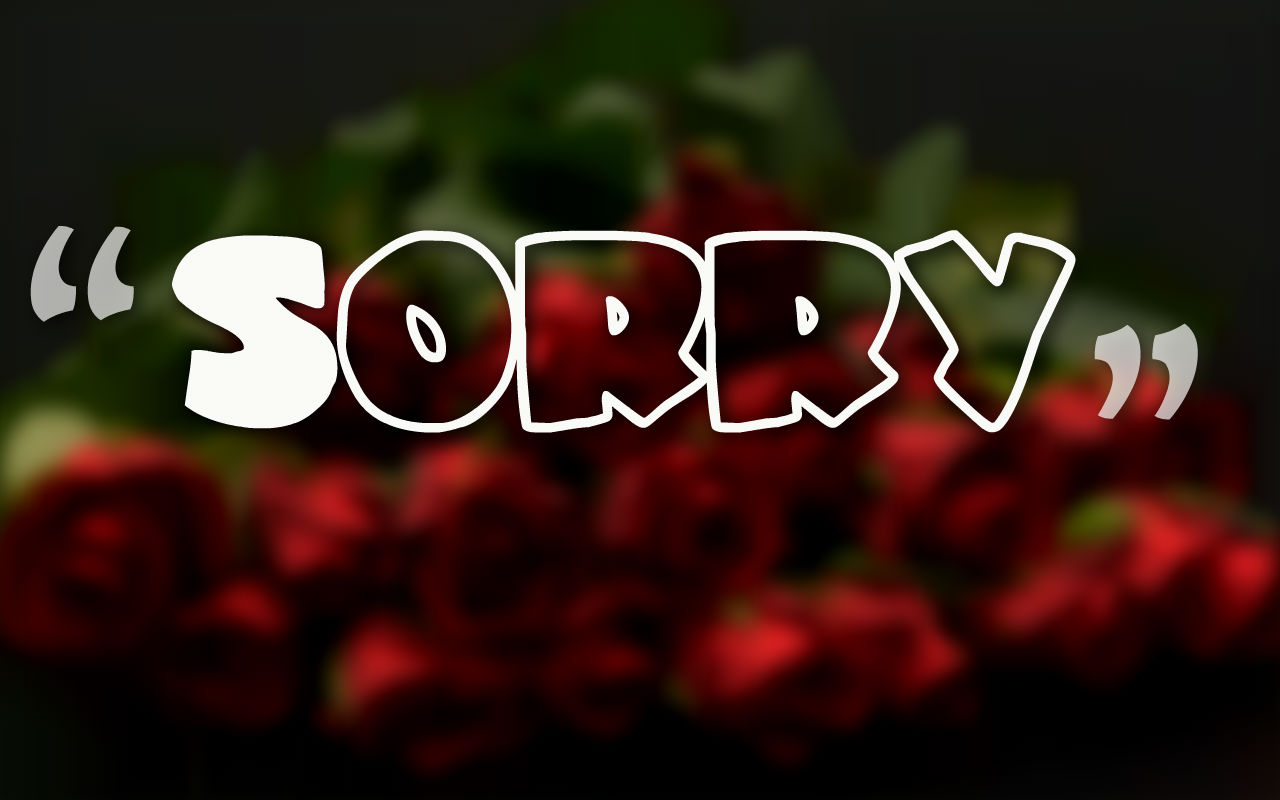 Top hình nền xin lỗi Sorry đẹp nhất thế giới - [Kích thước hình ảnh: 1280x800 px]