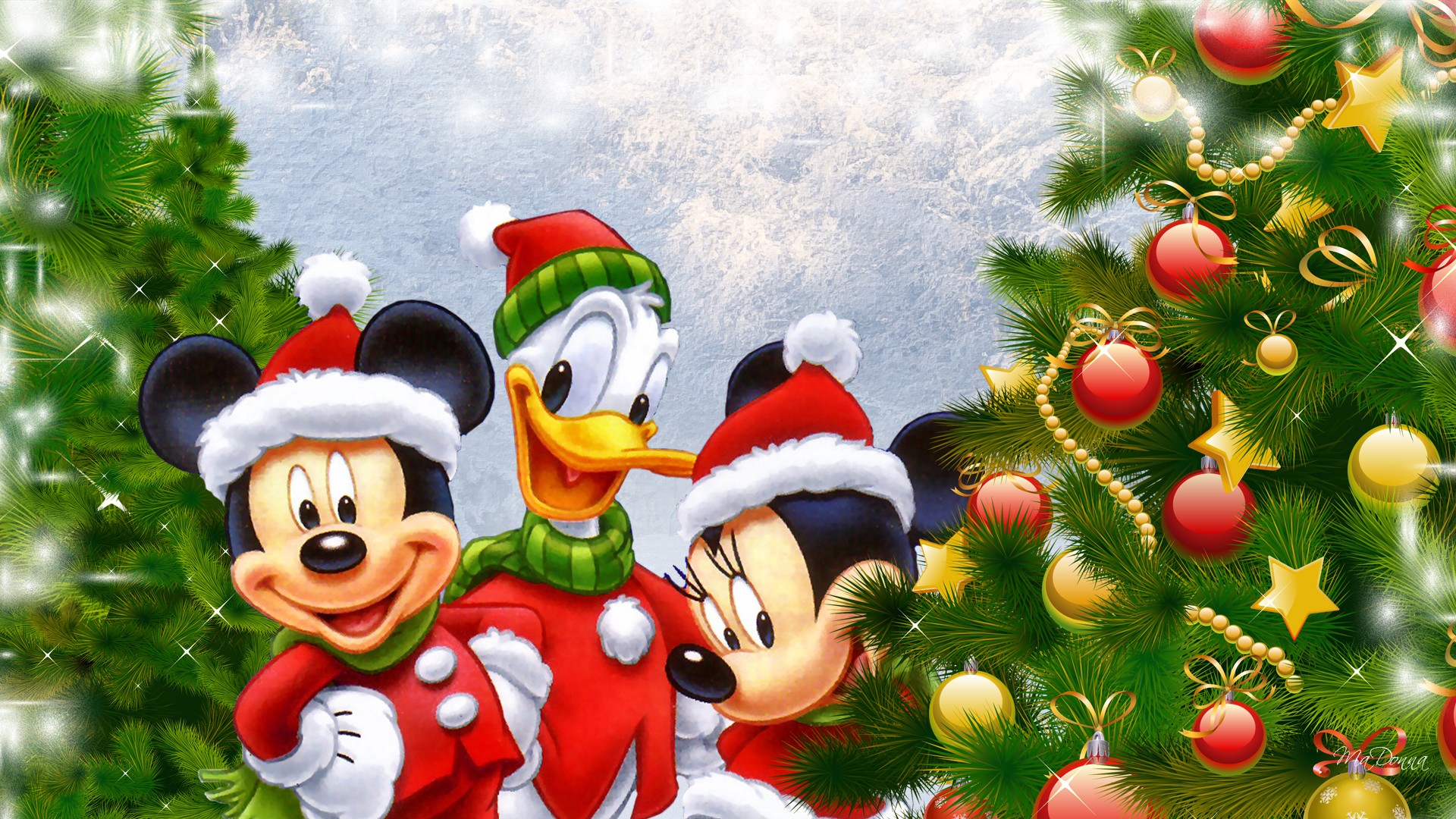 Hình ảnh chuột Mickey đáng yêu dễ thương cho năm Canh Tý - [Kích thước hình ảnh: 1920x1080 px]