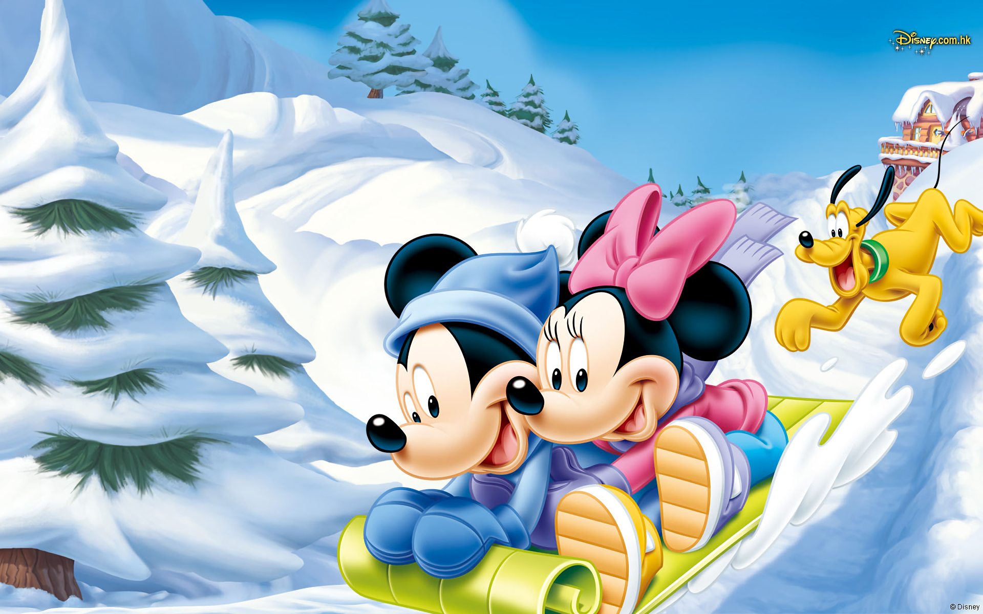Hình ảnh chuột Mickey đáng yêu dễ thương cho năm Canh Tý - [Kích thước hình ảnh: 1920x1200 px]