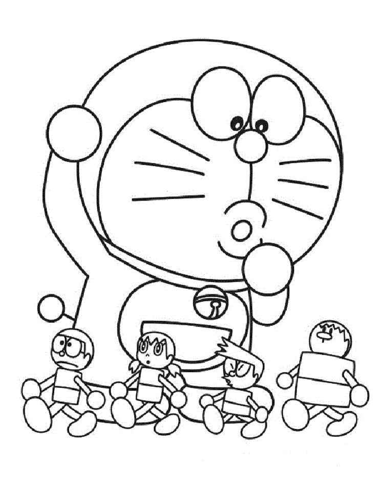 Tổng hợp các bức tranh tô màu Nobita đẹp nhất - [Kích thước hình ảnh: 750x950 px]