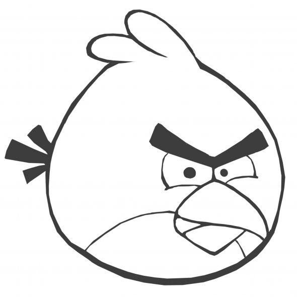 Tổng hợp các bức tranh tô màu Angry Birds đẹp nhất cho bé - [Kích thước hình ảnh: 590x590 px]