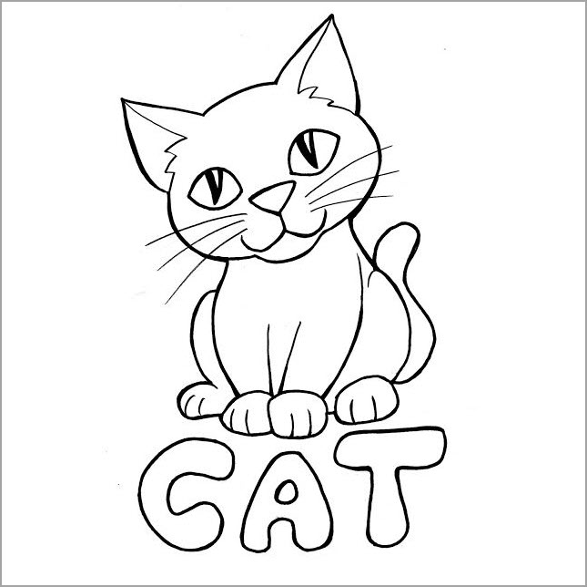 Tuyển tập 55+ mẫu tranh tô màu con mèo đáng yêu và đẹp nhất - [Kích thước hình ảnh: 645x644 px]