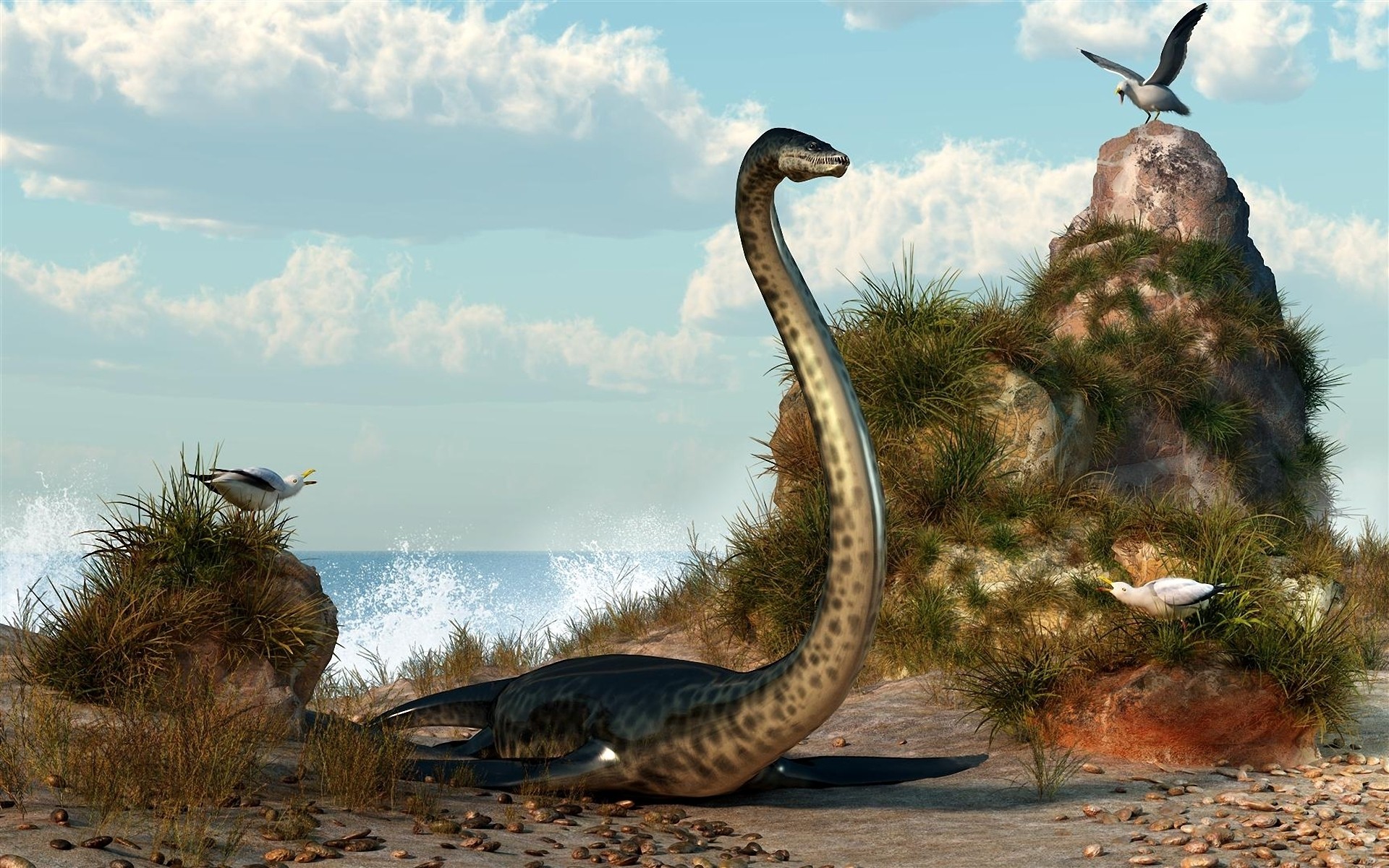 Hình nền khủng long thời tiền sử cực đẹp và sống động - [Kích thước hình ảnh: 1920x1201 px]