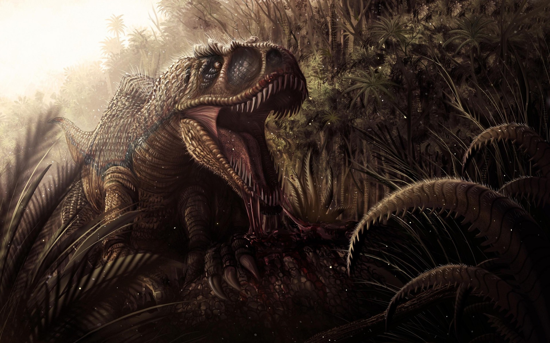 Hình nền khủng long thời tiền sử cực đẹp và sống động - [Kích thước hình ảnh: 1920x1200 px]