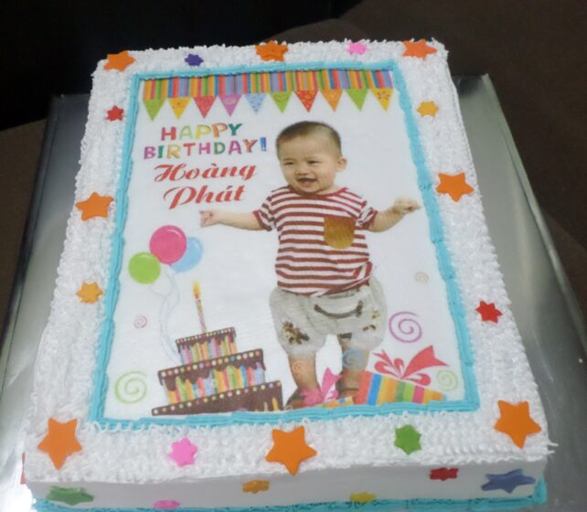 Tranhto24h: Bánh sinh nhật in hình đẹp cho bé siêu dễ thương, 642x560px