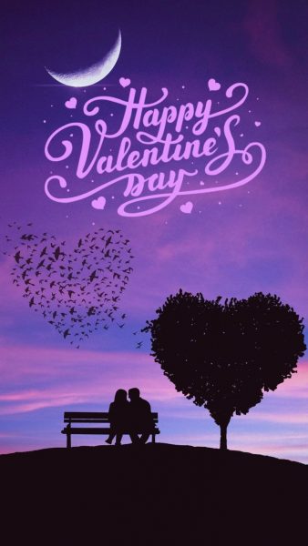 Tranhto24h: hình nền tình yêu cute ngày valentine, 338x600px