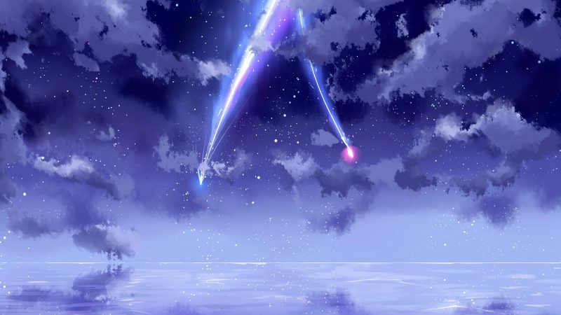 Tranhto24h: background bầu trời background sky huyền ảo anime, 800x450px