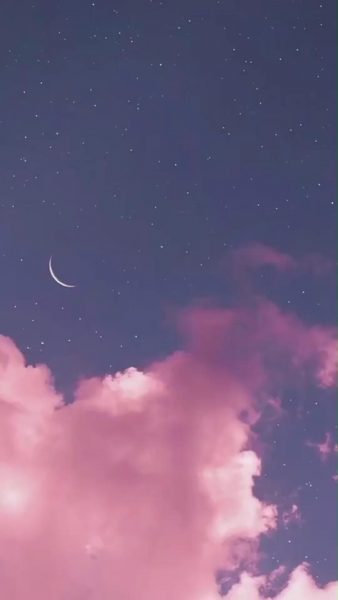 Tranhto24h: background bầu trời background sky đêm hồng, 338x600px