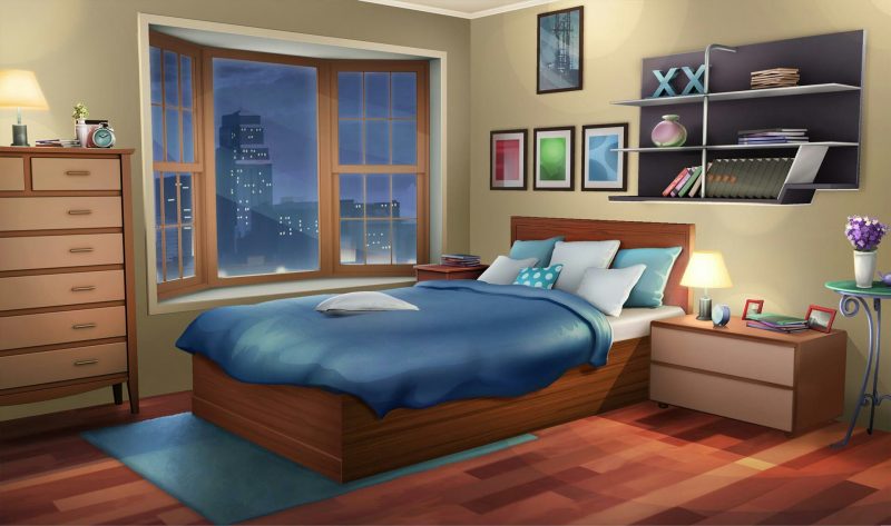 Tranhto24h: Background anime phòng ngủ, 800x473px