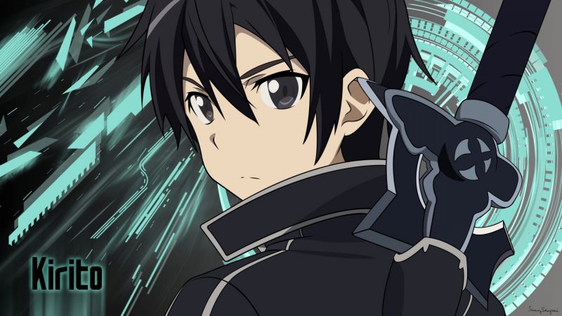 Tranhto24h: ảnh anime tóc đen nam nhân lạnh lùng, 800x450px