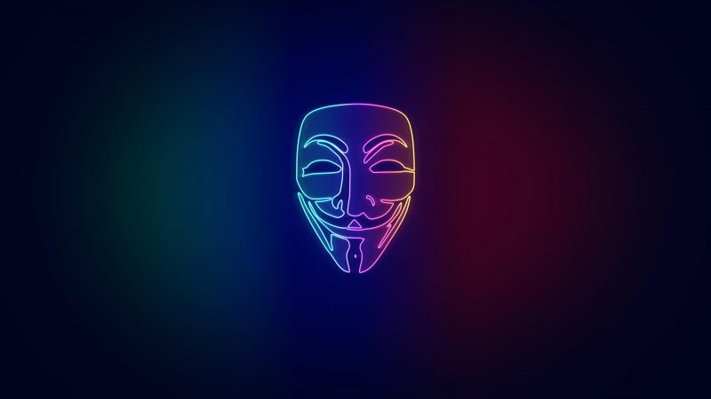 Tranhto24h: Download anonymous wallpaper 3D, 800x450px