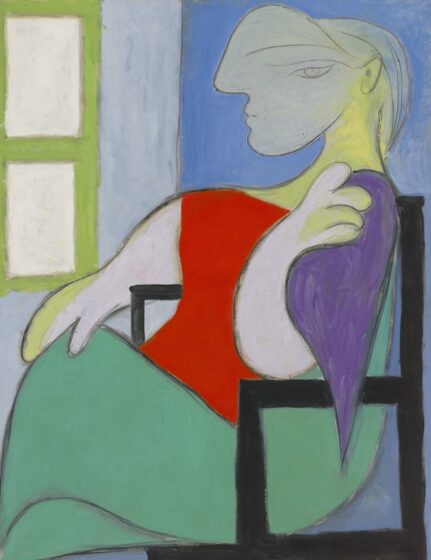 Tranhto24h: Tranh vẽ Picasso cô gái 17 tuổi, 431x560px