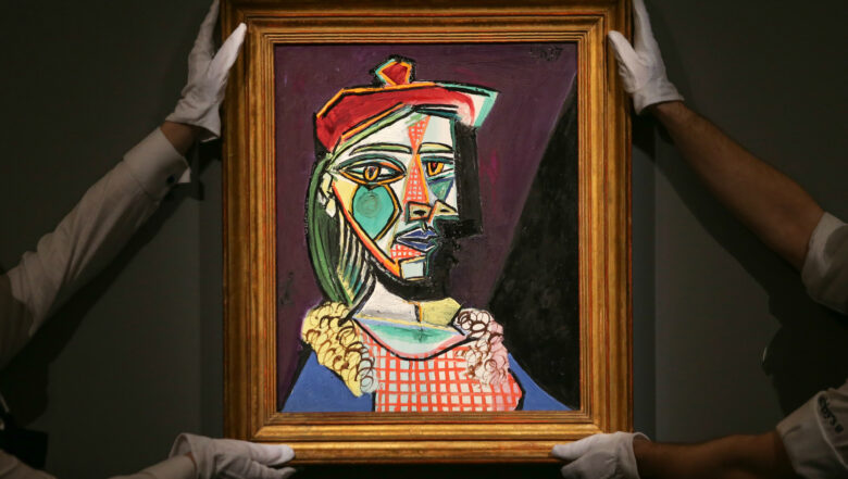 Tranhto24h: Tranh vẽ Picasso chân dung người tình của ông, 780x441px