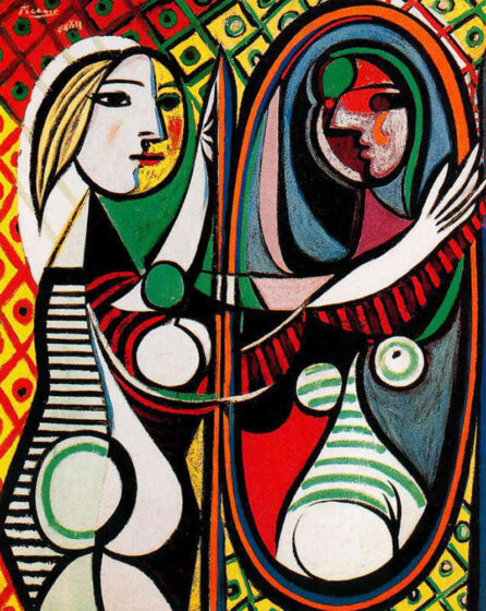 Tranhto24h: Tranh vẽ Picasso vẽ người tình của ông, 446x560px